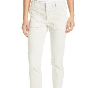 Nili Lotan Jenna stretch-cotton twill straight-leg